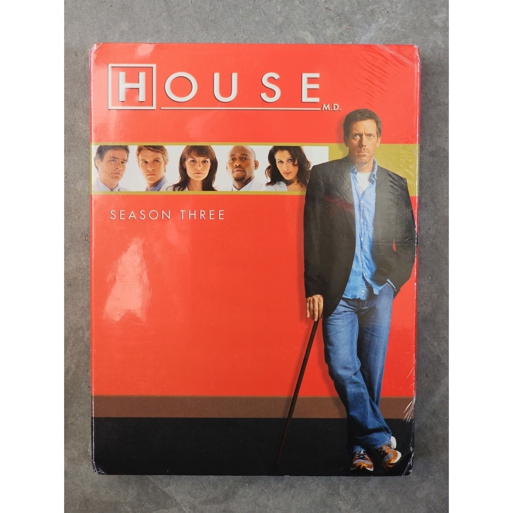 House MD The Complete Season Three 3 (5-DVD Disc Set) BRAND NEW SEALED